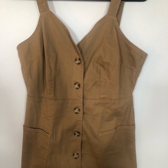 Designer Lab Brown Button Up Dress - Picture 2 of 6